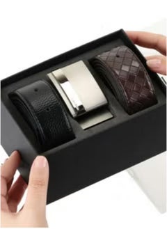 CALVIN KLEIN JEANS PLUS Calvin Klein men's belt in black and brown  - Image 3
