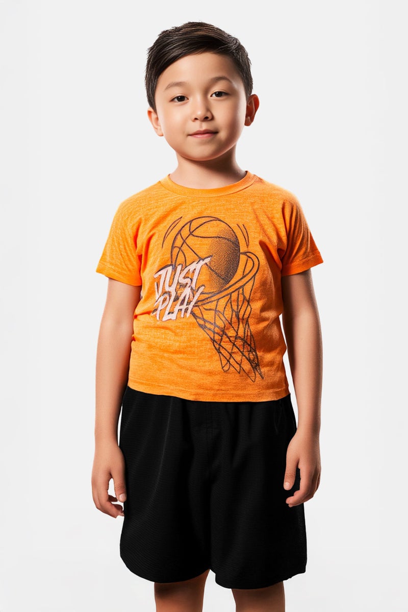 Sinsay Kids Boy 4 Pieces Graphic Print T-Shirt And Short Pyjama Set, Multicolor - Image 1