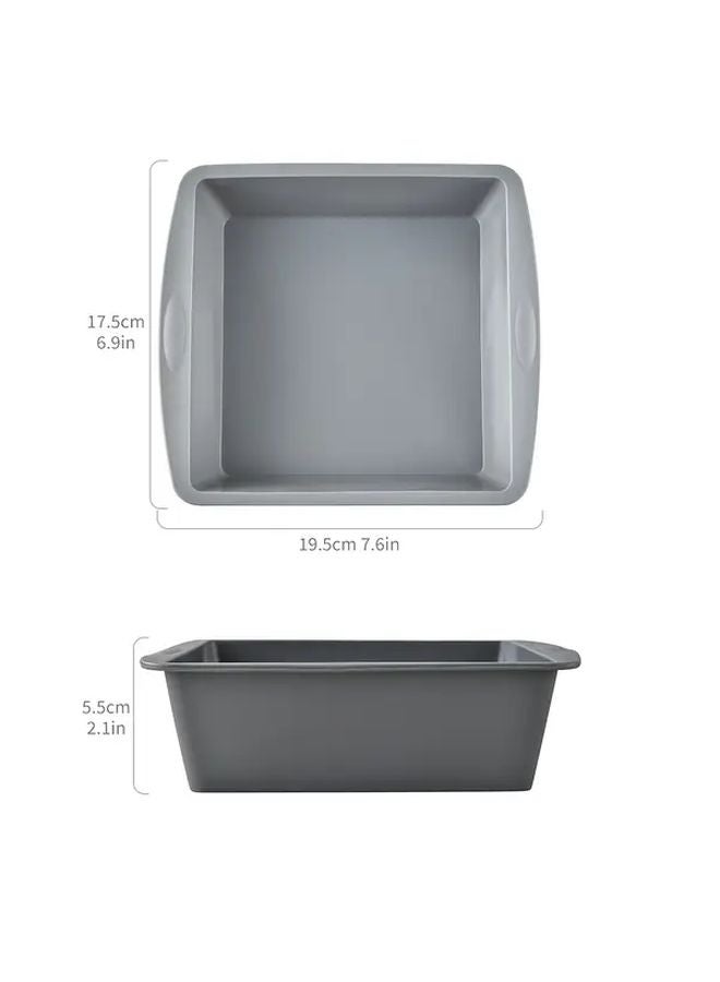Green Silicone Baking Pan Heat Resistant Easy Release for Cakes Bread Toast - Image 3