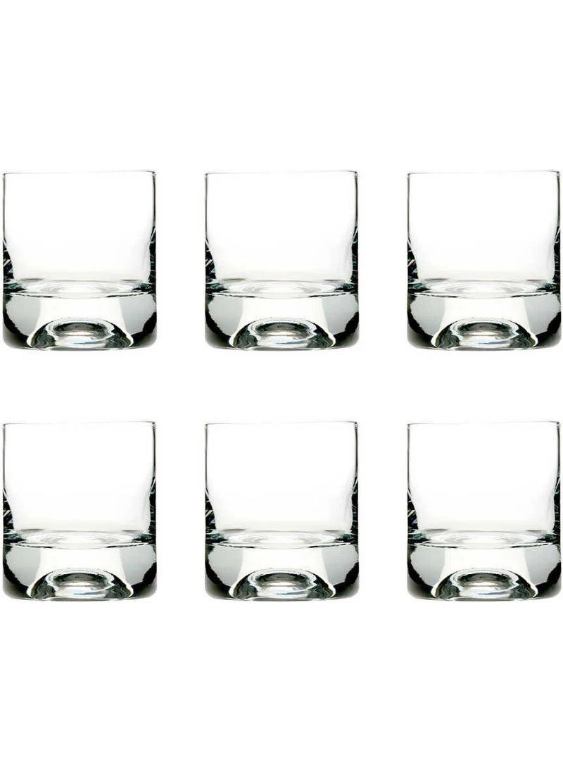 Paşabahçe Luxury Whiskey Glass Holiday Glass Set 6 Pieces 205 cc PB-62116 FMA07075  - Image 1
