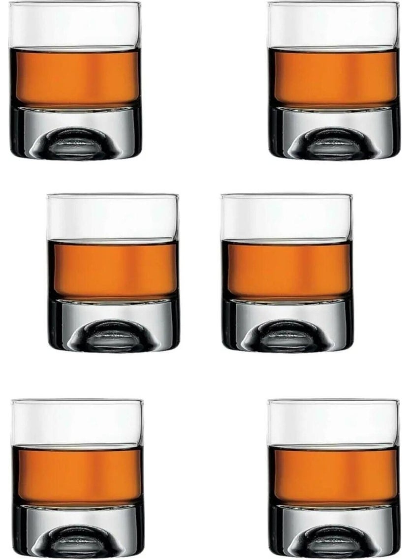 Paşabahçe Luxury Whiskey Glass Holiday Glass Set 6 Pieces 205 cc PB-62116 FMA07075  - Image 2