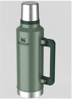 Legendary Classic Vacuum Insulated Bottle 1.9L – Leakproof, Durable Stainless Steel Thermos with Lid and Cup – Keeps Beverages Hot or Cold for Extended Periods – Perfect for Camping, Hiking, and Everyday Use – Green