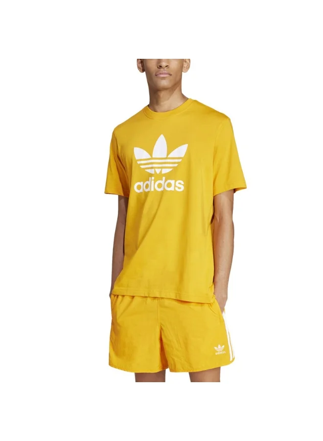 adidas تيشيرت أديداس تريفويل للرجال - برتقالي