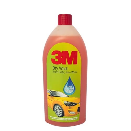 3M Dry Wash, Car washing Liquid, Water Saving Formula, Save upto 99% water, effectively wash (1L, Pack of 1) - Image 1