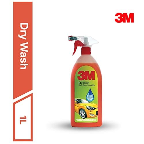 3M Dry Wash, Car washing Liquid, Water Saving Formula, Save upto 99% water, effectively wash (1L, Pack of 1) - Image 2