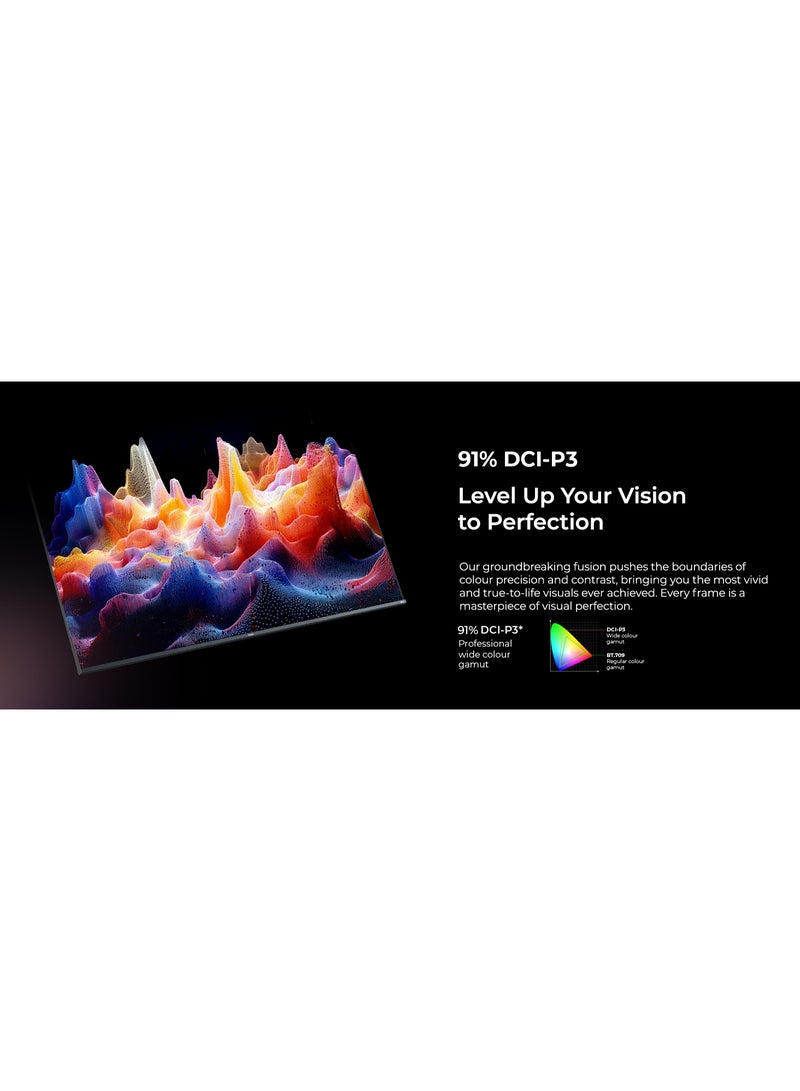 هاير 43-Inch Full HD Smart Google TV with Wide Color Gamut, HDR10, Chromecast, Bluetooth 5.1 & Built-in Satellite Receiver H43S80GFX black - Image 3