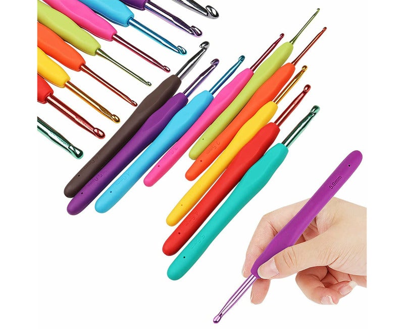 Crochet Kit 58pcs Comprehensive Tools - Versatile For Garments Accessories Toys Crochet Supplies With Mesh Pockets Compartments Zippered Storage Bag For DIY Craft Enthusiasts - Image 3