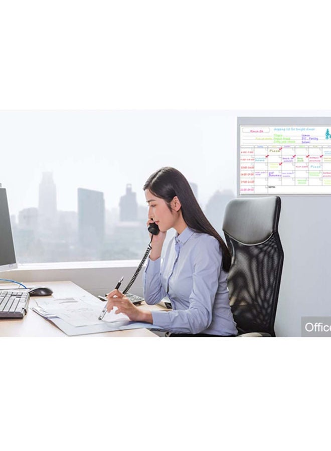 NIBEMINENT Magnetic Dry Erase Refrigerator Sticker White - Image 5