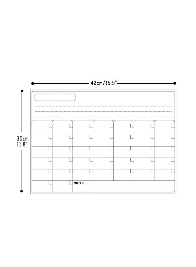 NIBEMINENT Magnetic Dry Erase Refrigerator Sticker White - Image 3
