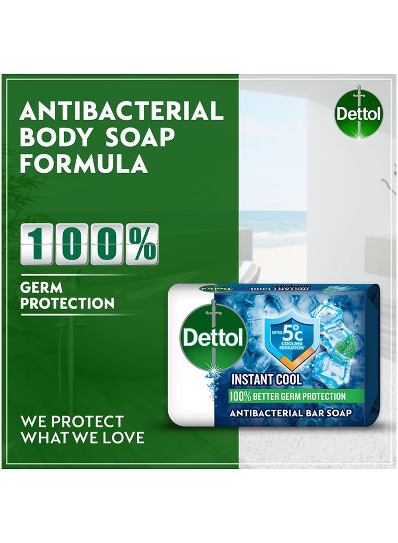 Dettol Cool Bar Soap, Menthol & Eucalyptus Scent, 165g x 4 165grams - Image 2