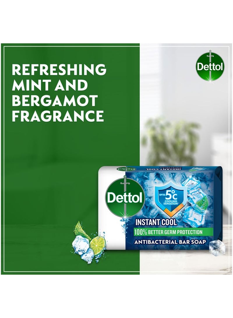 Dettol Cool Bar Soap, Menthol & Eucalyptus Scent, 165g x 4 165grams - Image 5