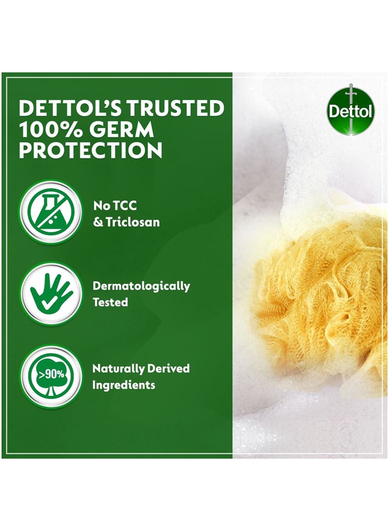 Dettol Cool Bar Soap, Menthol & Eucalyptus Scent, 165g x 4 165grams - Image 4