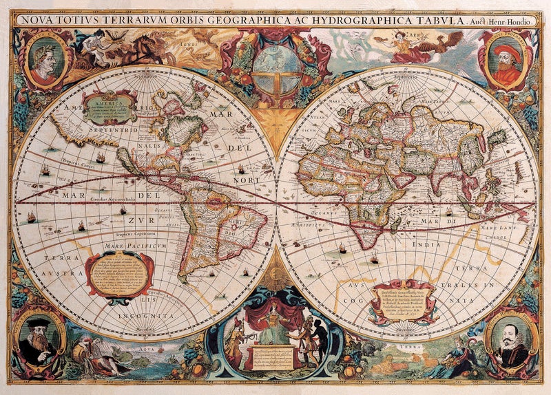 PETER PAUPER PRESS Old World Map 1000 Piece Jigsaw Puzzle - Image 5
