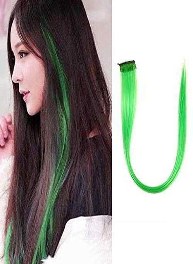 كرونيكس وصلات شعر صناعية من CHRONEX، قطعتان، بطول 18 بوصة، مزودة بمشابك، بخصلات مستقيمة، للنساء - Image 3