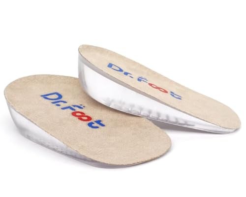 Dr.Foot أحذية د. فوت لزيادة الطول، وسادات كعب، إدخالات رفع الكعب لعدم تناسق طول الساق (كبير (0.5" ارتفاع)) - Image 1