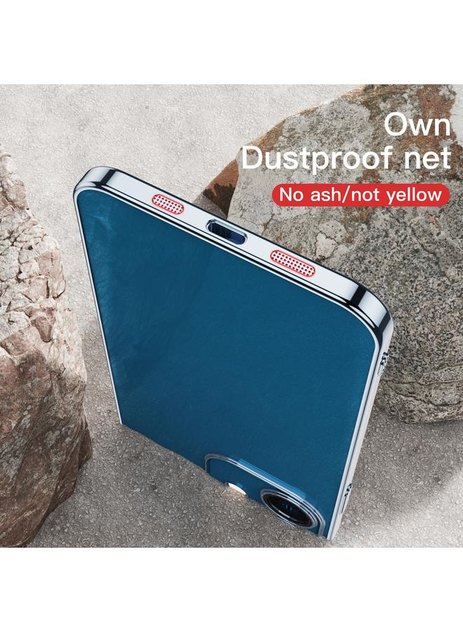 زبون جراب لهاتف iPhone 12 Pro Max مقاوم للغبار ومضاد للصدمات مصنوع من الزجاج المطلي بالكهرباء - Image 5