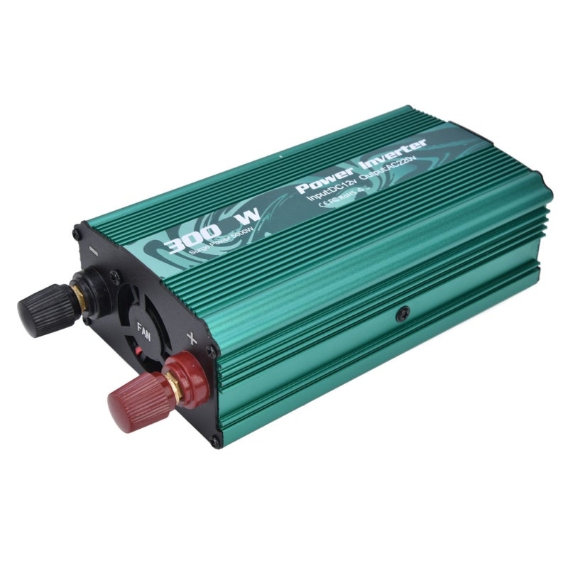 Power Inverter: 12V To 220V Green Aluminum Alloy Shell - Rapid Heat Dissipation Modified Sine Wave Inverter for Car, Home & Inductive Load Appliances - Image 4