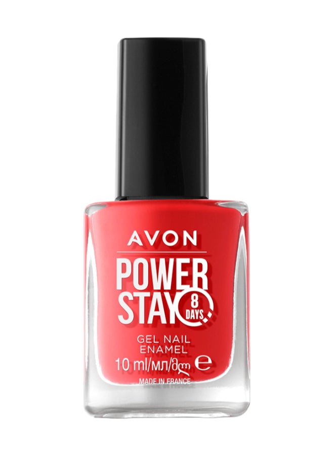 AVON Power Stay Gel Nail Enamel - Designer Red 10ml - Image 1
