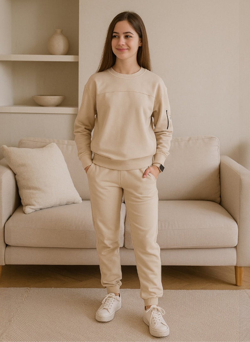 فكتور اند جين طقم مكون من قطعتين مريح يناسب الجسم - Image 1