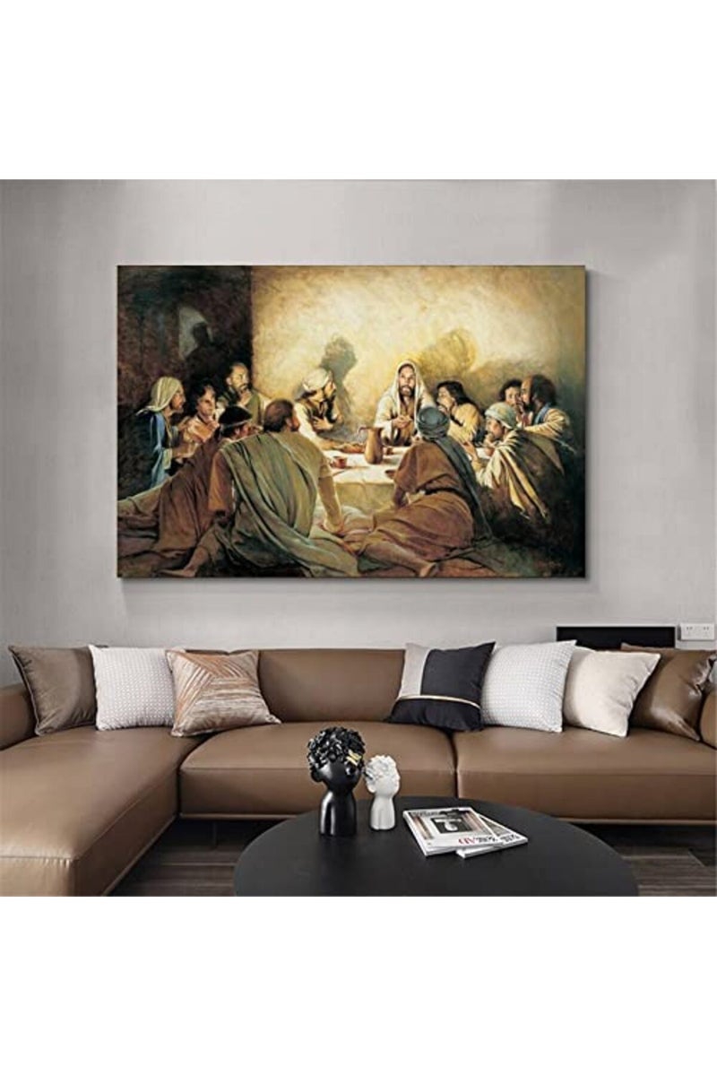 FireDeer Catholic Jesus Poster Print On Canvas Painting Christian God Pictures for Living Room No Frame (The Last Supper Baptism Holy Communion And Priest,16x24inch) - Image 4