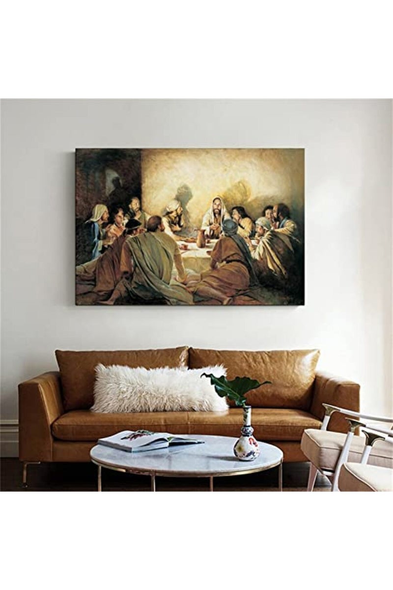 FireDeer Catholic Jesus Poster Print On Canvas Painting Christian God Pictures for Living Room No Frame (The Last Supper Baptism Holy Communion And Priest,16x24inch) - Image 5