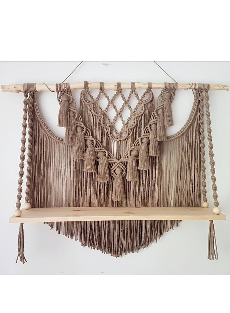 انتيكيانو رف حائط خشبي - Image 1