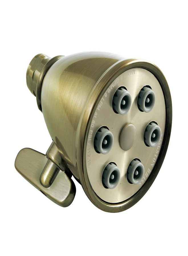 Kingston Brass رأس دش كينغستون برس K138A3 فيكتوري، نحاس عتيق 2.94 x 2.94 x 4 - Image 1