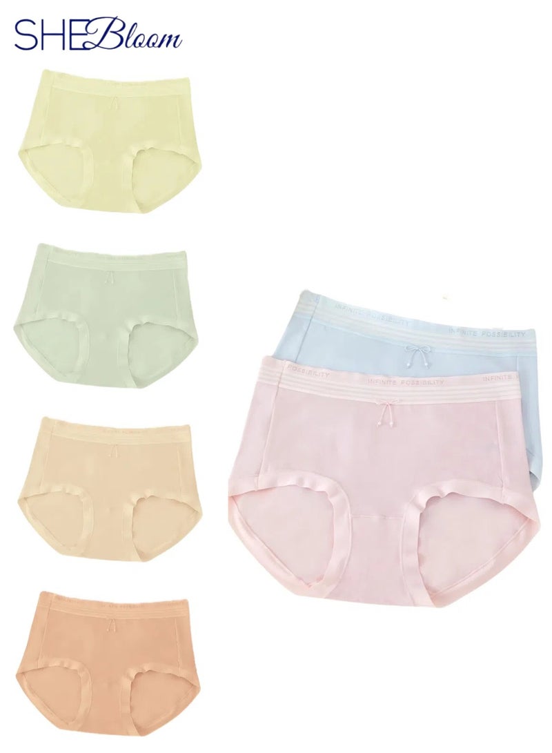 sheBloom SHEBloom 3-Piece Cotton Bikini Breathable Panties Low Waist Fashionable Ladies Charming Thick Bottom - Image 1