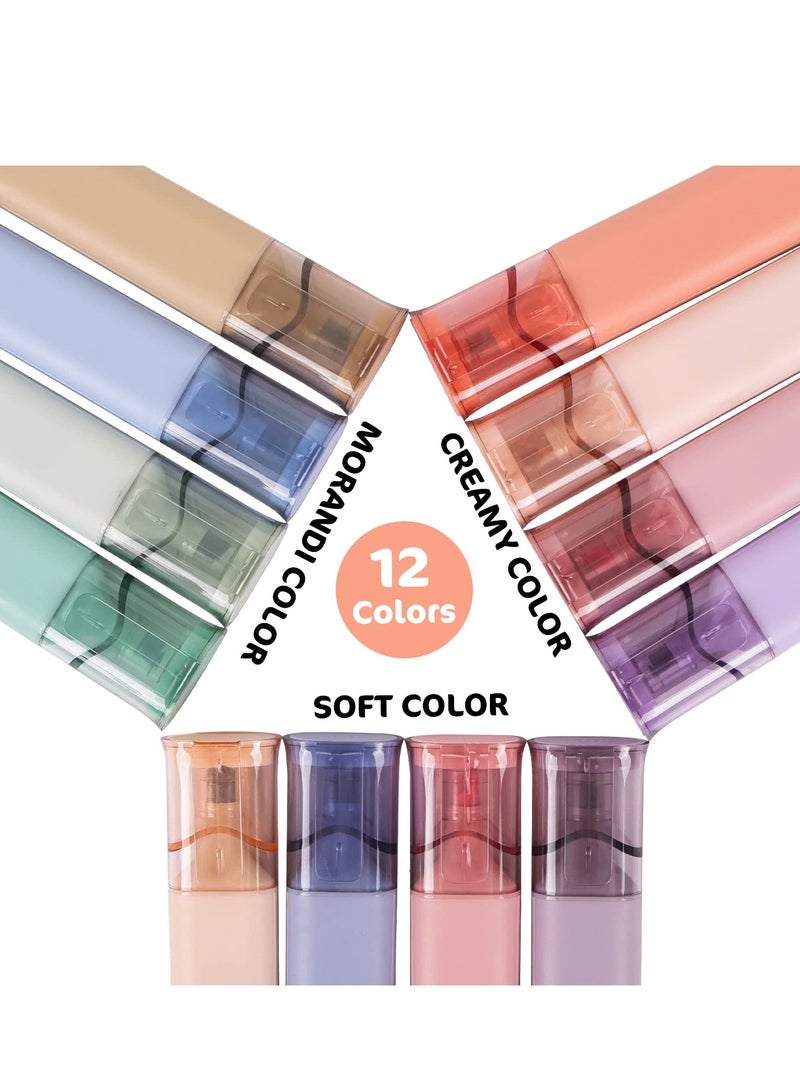 KASTWAVE 12pcs Aesthetic Highlighters, Cream Colors, Bible Highlighters and Pens No Bleed, Quick Dry for Bible Study School Office Stationery Supplies - Image 2