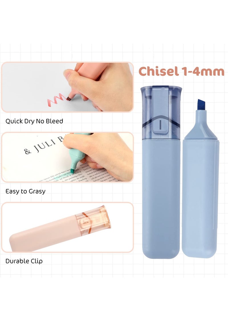 KASTWAVE 12pcs Aesthetic Highlighters, Cream Colors, Bible Highlighters and Pens No Bleed, Quick Dry for Bible Study School Office Stationery Supplies - Image 3