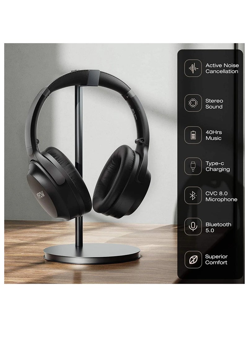 Mpow - Mpow H12 IPO ANC Bluetooth Headset Black - Image 1