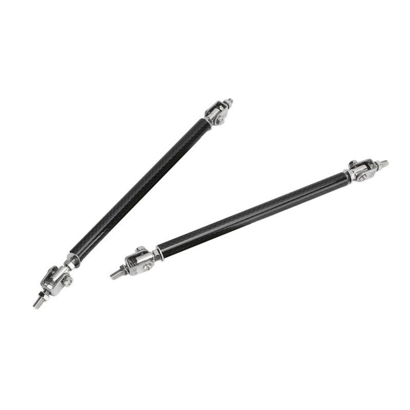 Front Bumper Lip Rod Carbon Fiber Stainless Steel Adjustable - Strong Support Front Splitter Support Rods for Auto Exterior Decoration - Image 2