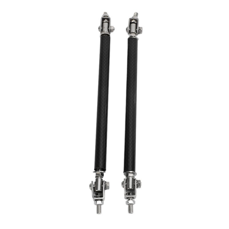 Front Bumper Lip Rod Carbon Fiber Stainless Steel Adjustable - Strong Support Front Splitter Support Rods for Auto Exterior Decoration - Image 1