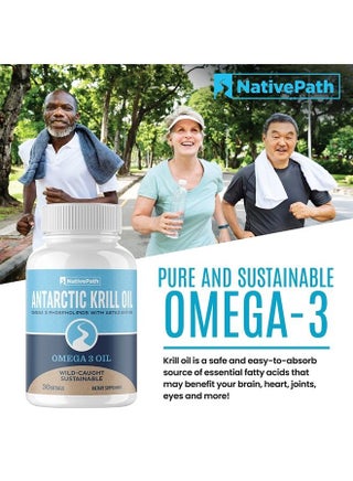 : Antarctic Krill Oil - Wild-Caught Krill Omega-3 Fatty Acids with EPA and DHA - 30-Day Supply - Supports Your Joint, Heart, Brain and Immunity - Pure Formula, No Fishy Taste - pzsku/Z1335E13E7A683AF047A2Z/45/_/1690812562/ffcd1524-9a60-4799-9177-b7ee5a71587f