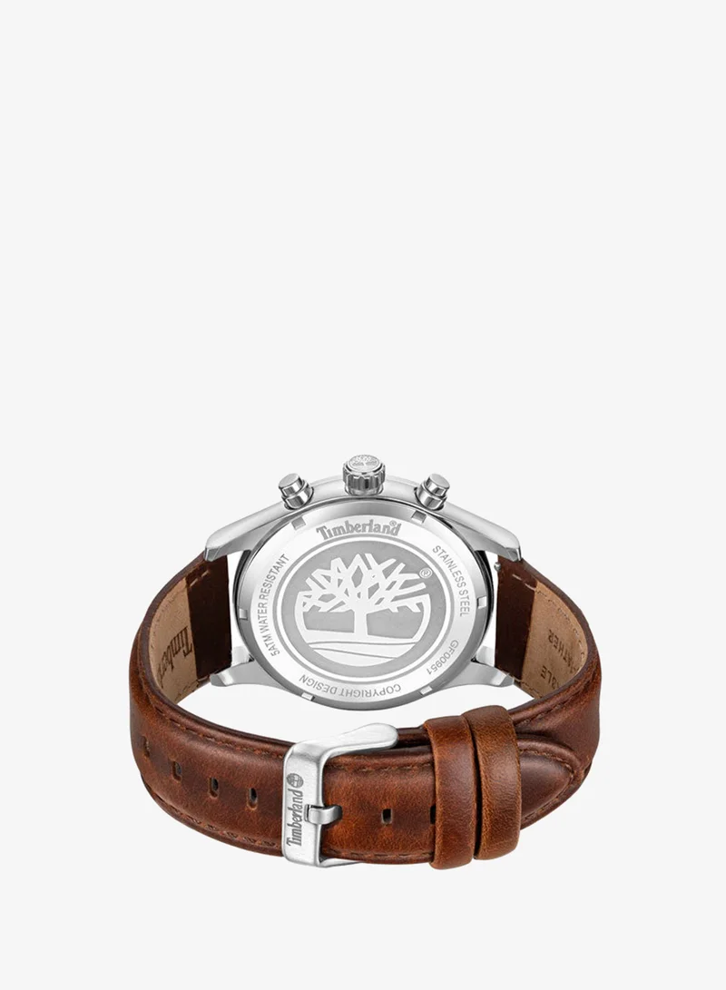 Timberland Green Men's Ashmont Green Dial Leather Strap Chronograph Watch for Men, 44mm for Men | Best Price UAE