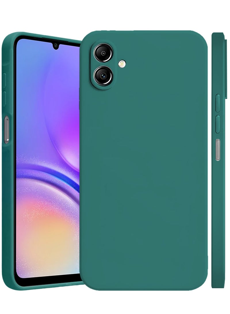 CATANES 3Packs Liquid Silicone Case for Samsung Galaxy A05 Protective Phone Case with Soft Anti-Scratch Microfiber Lining Utra Slim Drop Protection Phone Cover with Two 3D Screen Protectors - Green - Image 2