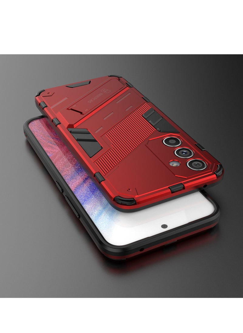 TEAM LUXURY - Phone Case for Samsung Galaxy A54 5G 2 in 1 TPU+PC Dual Layer Combo Shockproof Ultra-Thin Protective Phone Back Cover with Kickstand - Image 1