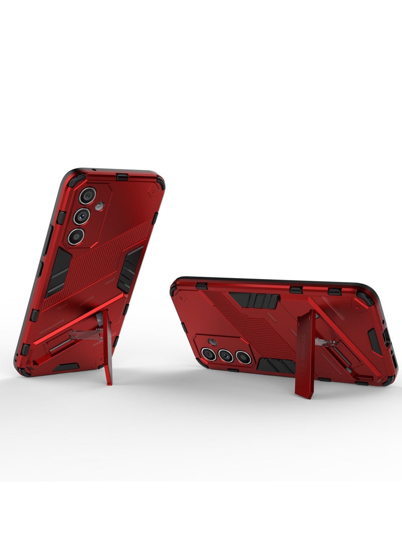 TEAM LUXURY - Phone Case for Samsung Galaxy A54 5G 2 in 1 TPU+PC Dual Layer Combo Shockproof Ultra-Thin Protective Phone Back Cover with Kickstand - Image 1
