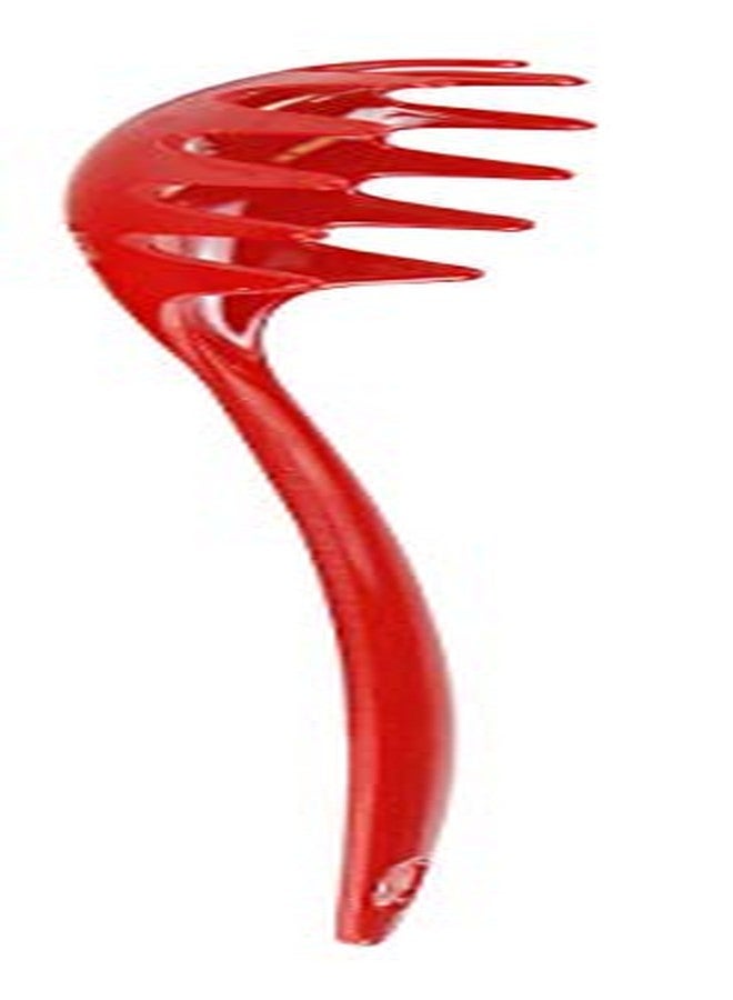 ريستون لويد ملعقة معكرونة، وشوكة بمقبض مريح، مقاومة للحرارة، خالية من مادة BPA، طقم أدوات مطبخ من الميلامين بطول 11.5 بوصة من ريستون لويد، 6 قطع، أحمر - Image 5