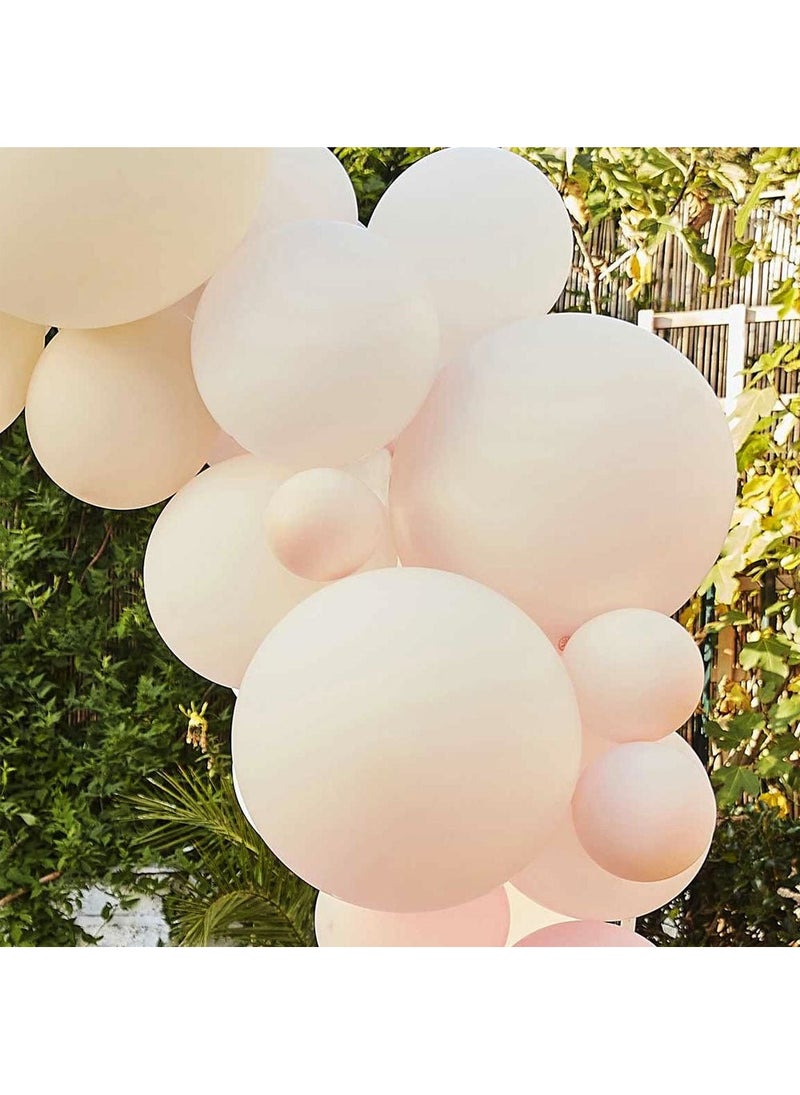 Ginger Ray Balloon Arch Kit Nude Pink DIY 75-Pack - Image 3