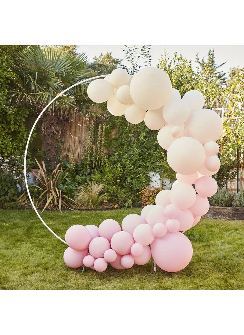Ginger Ray Balloon Arch Kit Nude Pink DIY 75-Pack - Image 2