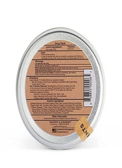 raw elements Face And Body Certified Natural Sunscreen | NonNano Zinc Oxide, 95% Organic, Water Resistant, Reef Safe, Cruelty Free, Spf 30+, All Ages Safe, Moisturizing, Reusable Tin, 3Oz  - Image 2