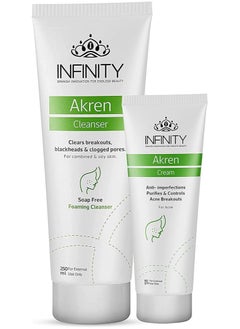 Infinity Infinity Akren Face Cleanser 250ml+Infinity Akren Cream 60G 