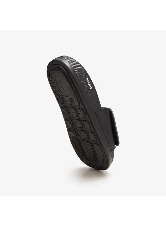 NDURE Men's Cool Summer Sliders - Men's Comfortable Soft Lightweight Slip-On Outdoor Leather Slippers Comfortable and Durable - Image 1