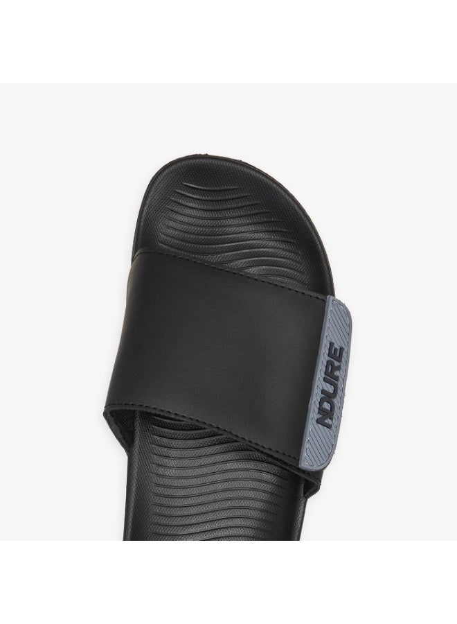 NDURE Men's Cool Summer Sliders - Men's Comfortable Soft Lightweight Slip-On Outdoor Leather Slippers Comfortable and Durable - Image 5