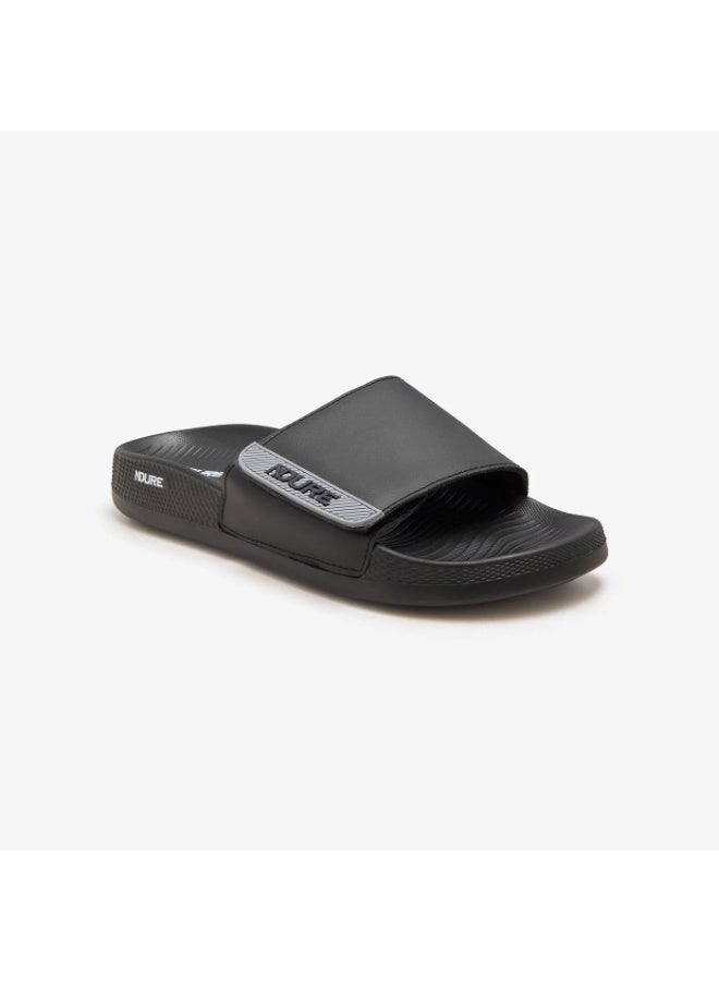 NDURE Men's Cool Summer Sliders - Men's Comfortable Soft Lightweight Slip-On Outdoor Leather Slippers Comfortable and Durable - Image 1