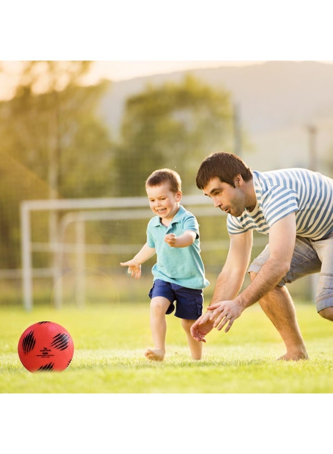 مايور كرة قدم للأطفال من مايور سامي – الحجم 3، لون احمر | كرة داخلية وخارجية من PVC للأطفال دون 9 سنوات - Image 5