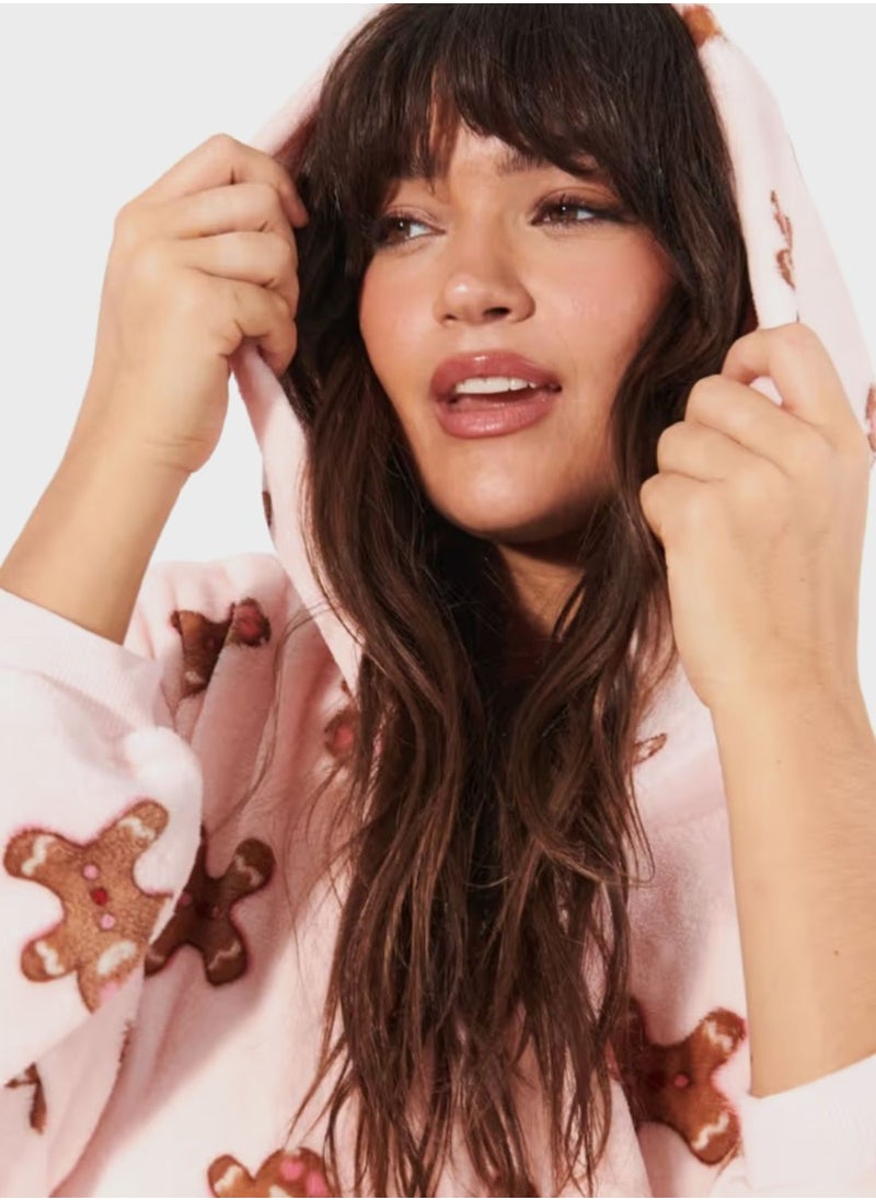 UNDIZ - Christmas Cookie Tartan Sweatshirt - Image 1
