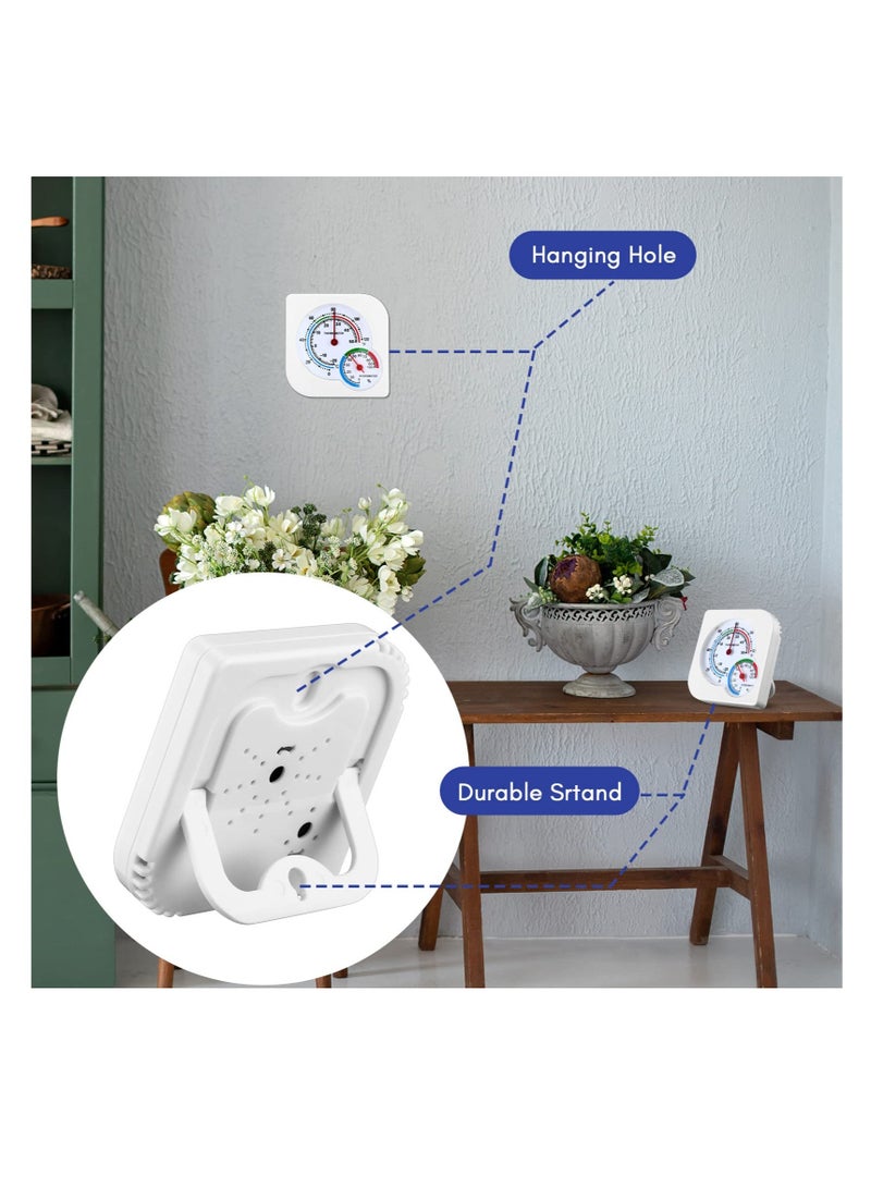 Excefore Indoor Thermometer and Humidity Gauge, Indoor Mini Thermometer Hygrometer, with Temperature and Humidity Monitor Room Thermometer, for Home, Room, Kitchen, Patio, Planting Room (6 Pcs) - Image 5