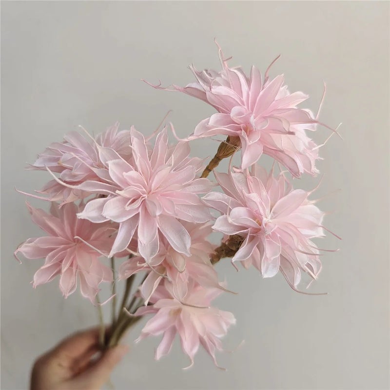 Bluejw Handmade Epiphyllum Dried Flower Arrangement with Stem – Natural Dried Plants for Easter, Wedding & Home Decor, Festive Dried Floral Decoration - Image 5